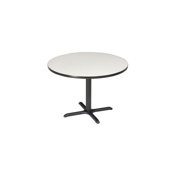 National Public Seating Interion 42 Round Restaurant Table, Gray CTXB42RGY - main